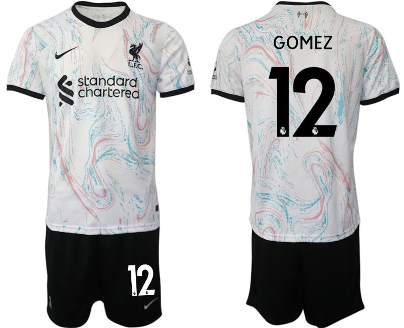 Men 2022-2023 Club Liverpool away white #12 Soccer Jersey